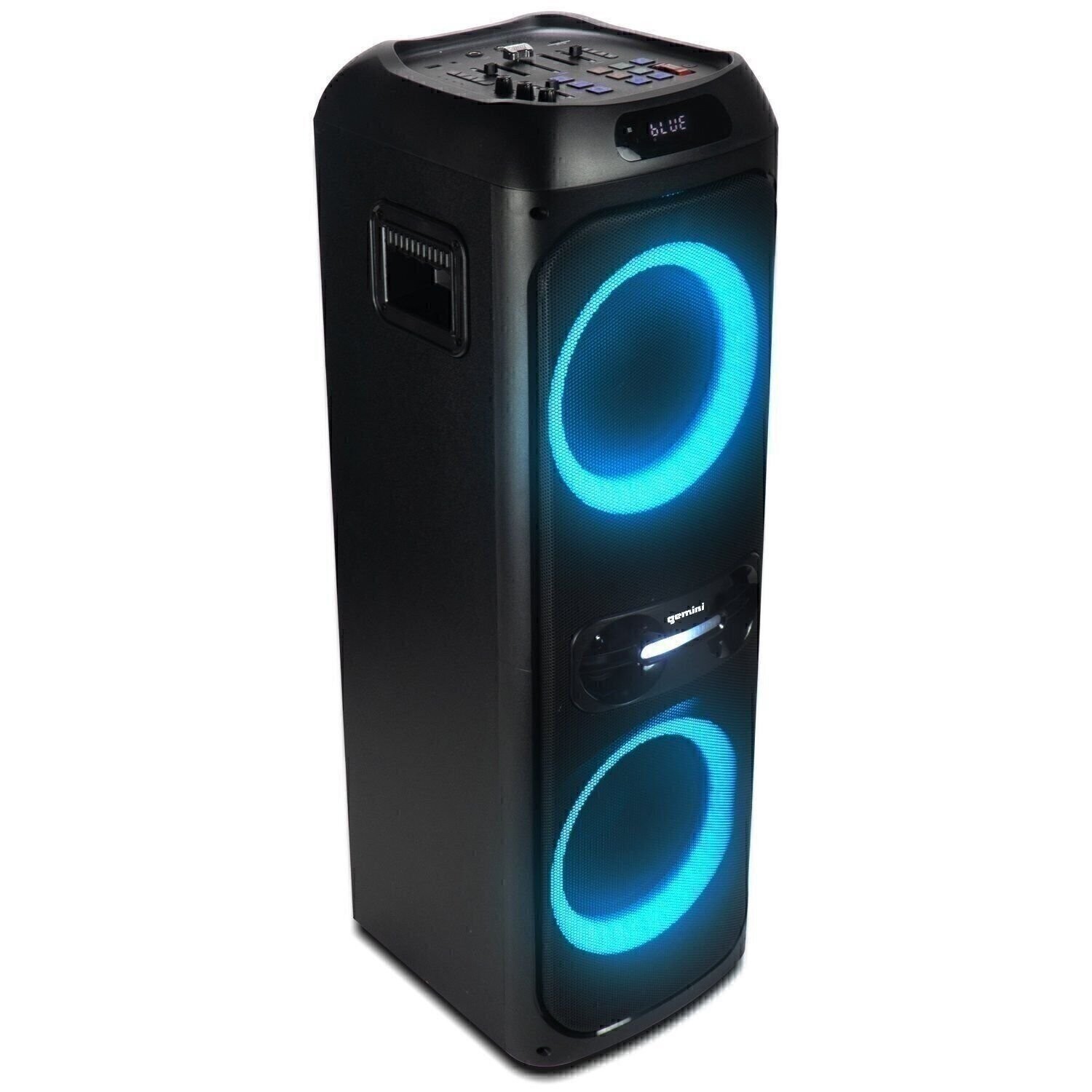 Gemini Dual 8 Inch Voice Changing Karaoke Speaker 1000W