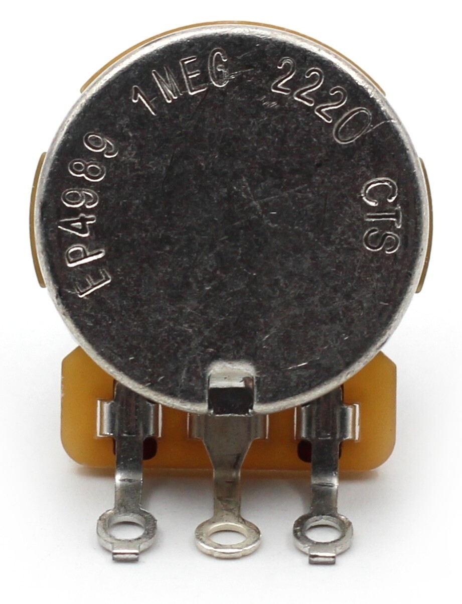 CTS 1 MEG Short SOLID Shaft Pot - Audio Taper Potentiometer - 1X