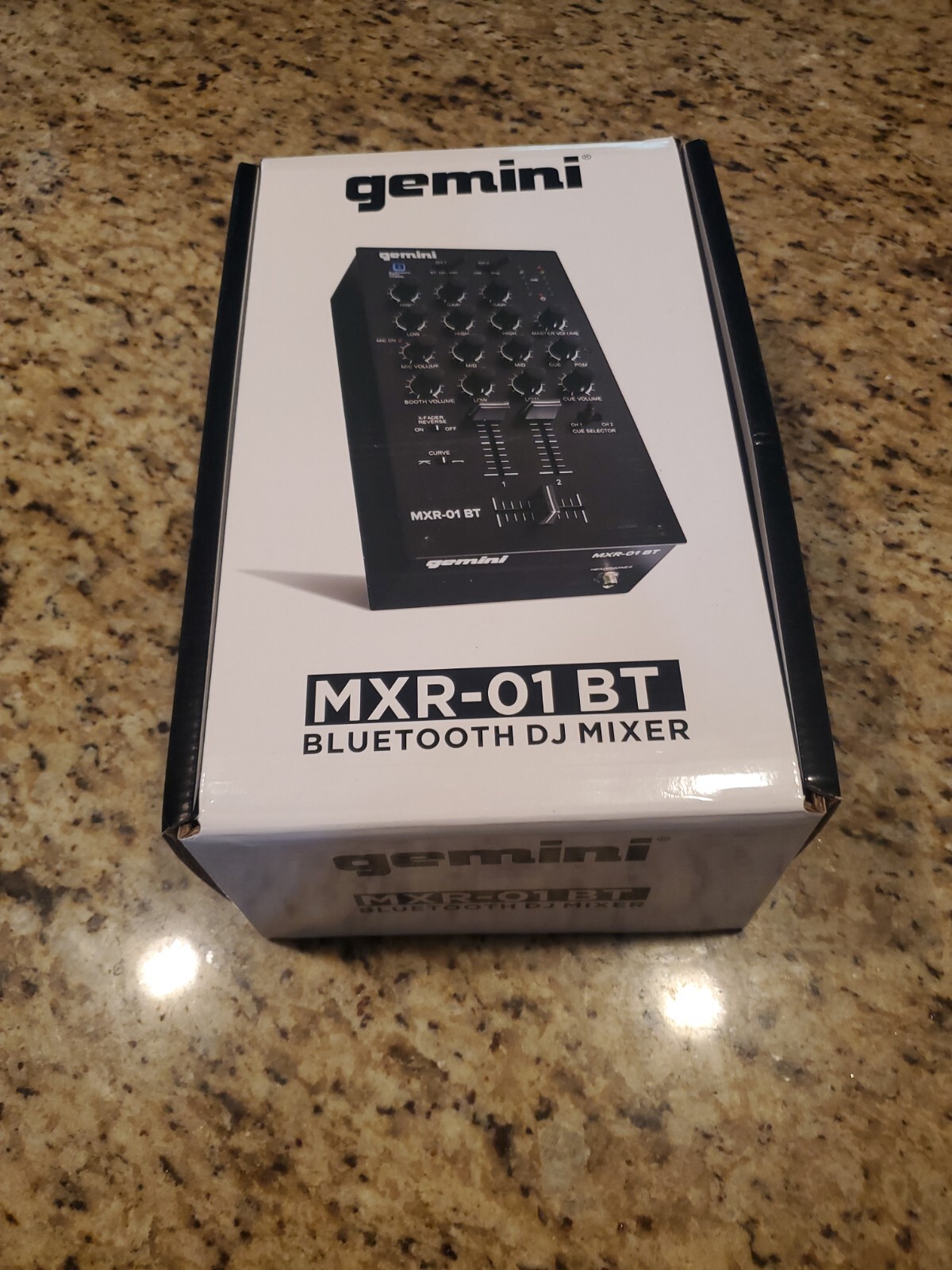 Gemini Audio Equipment MXR-01BT 2-Channel Professional Mixers Bluetooth Input