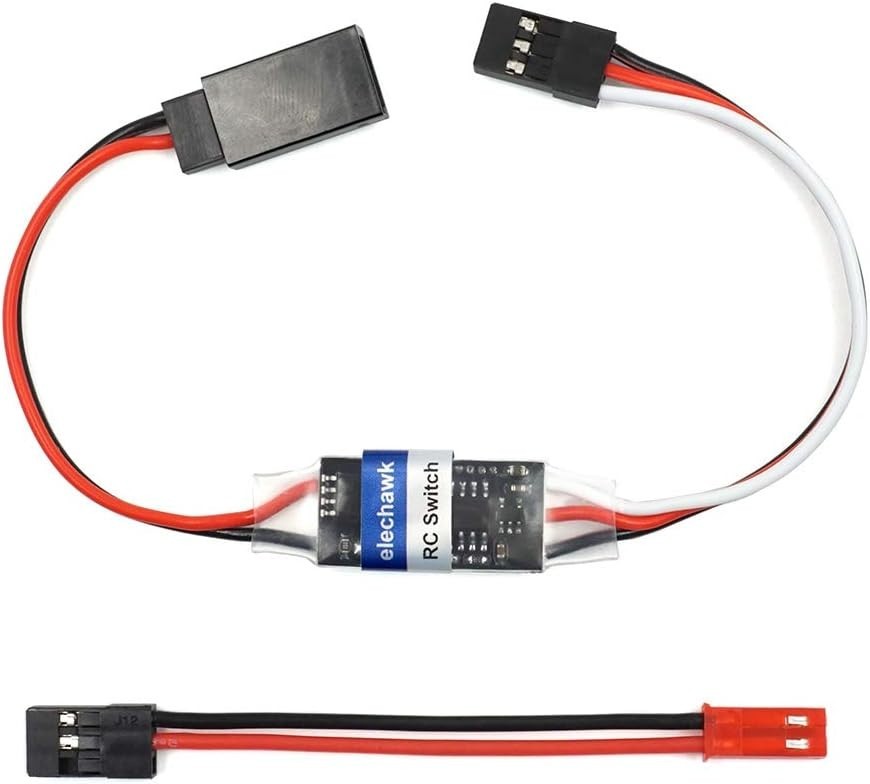 Lightweight RC Remote Controlled AUX Switch 4A - Easy Installation for Hobbyists