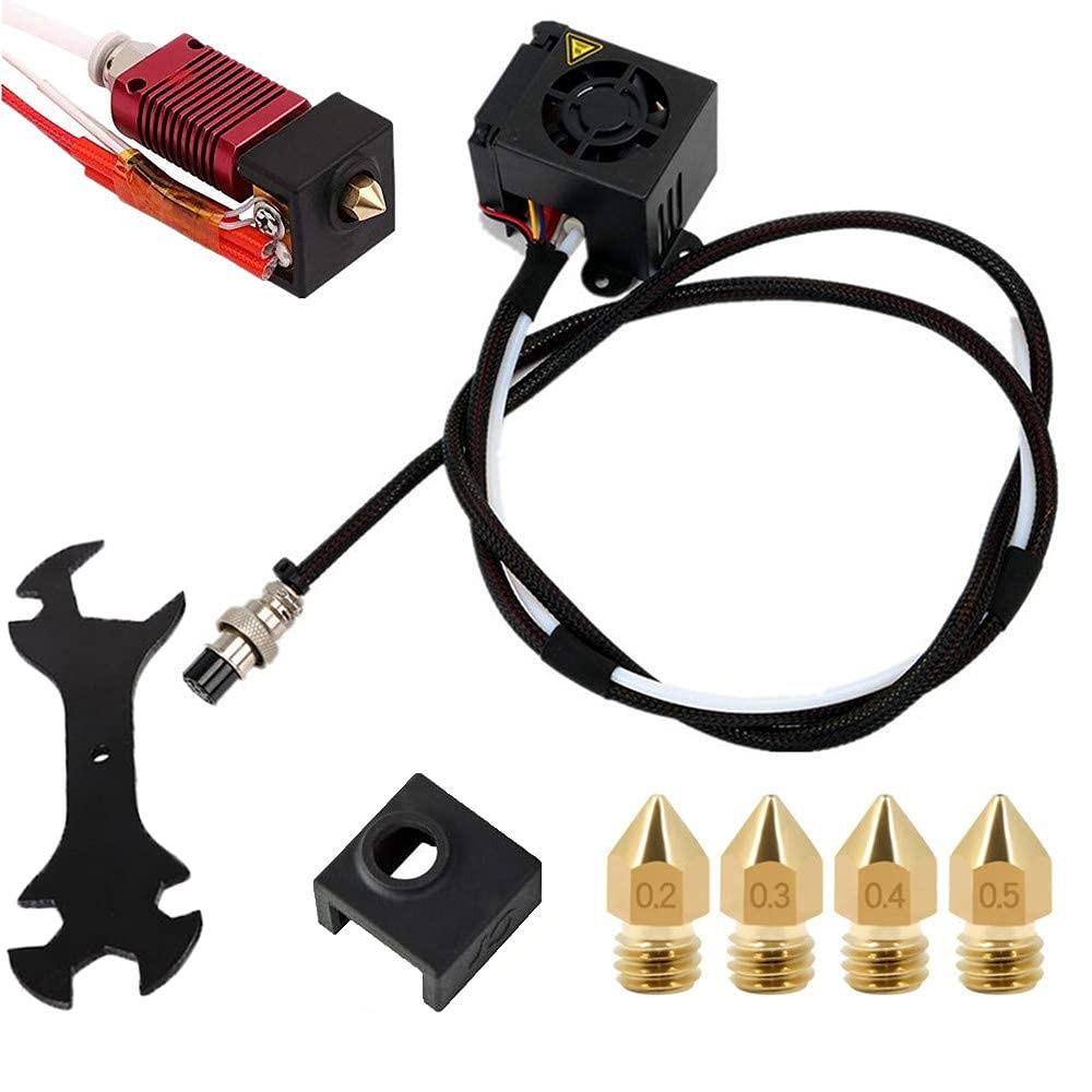 CR-10S 3D Printers Original Replacement Parts/Accessories MK8 hot end, BLACK