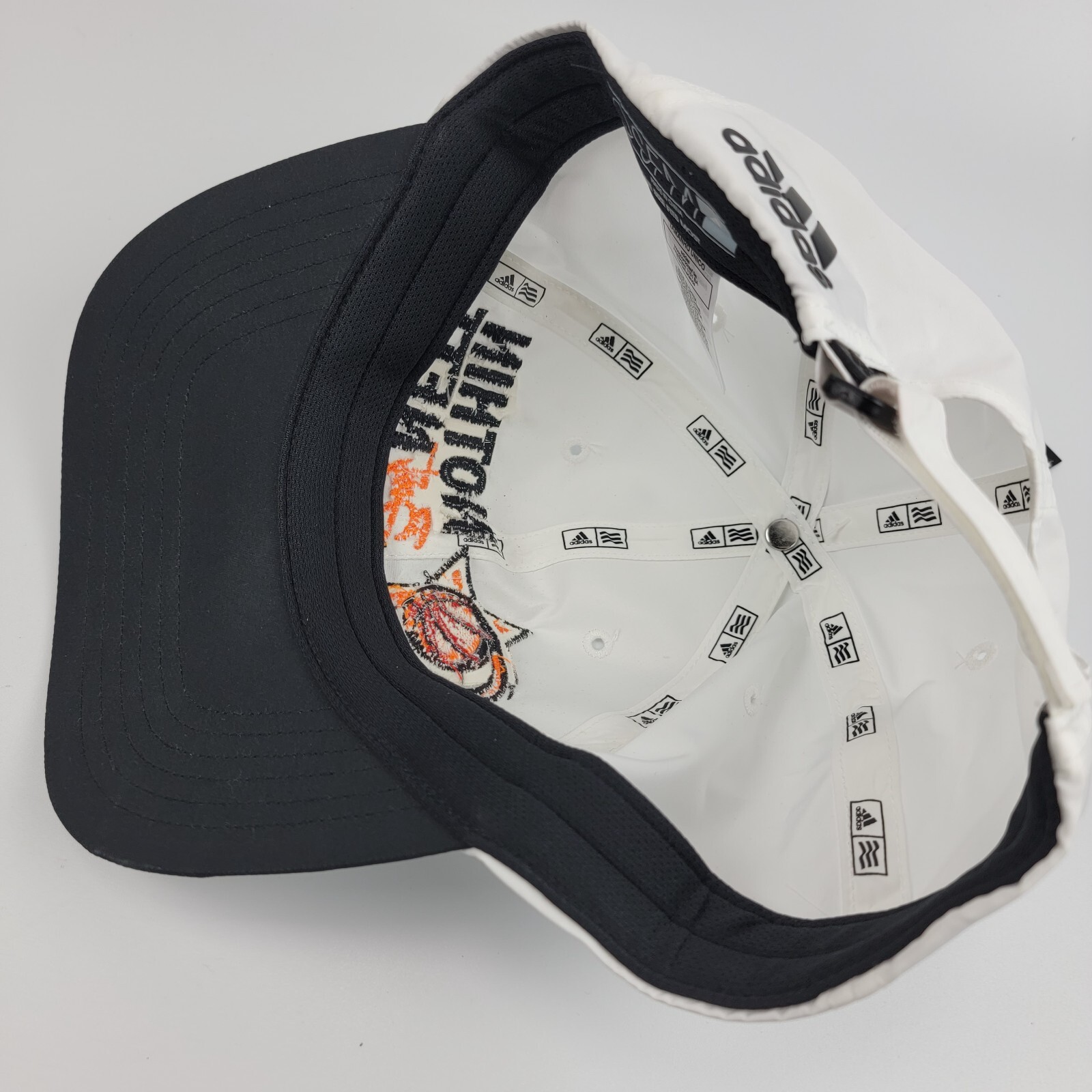 Adidas Golf Performance Hat Nothin But Nett Embroidered Adjustable White NWT
