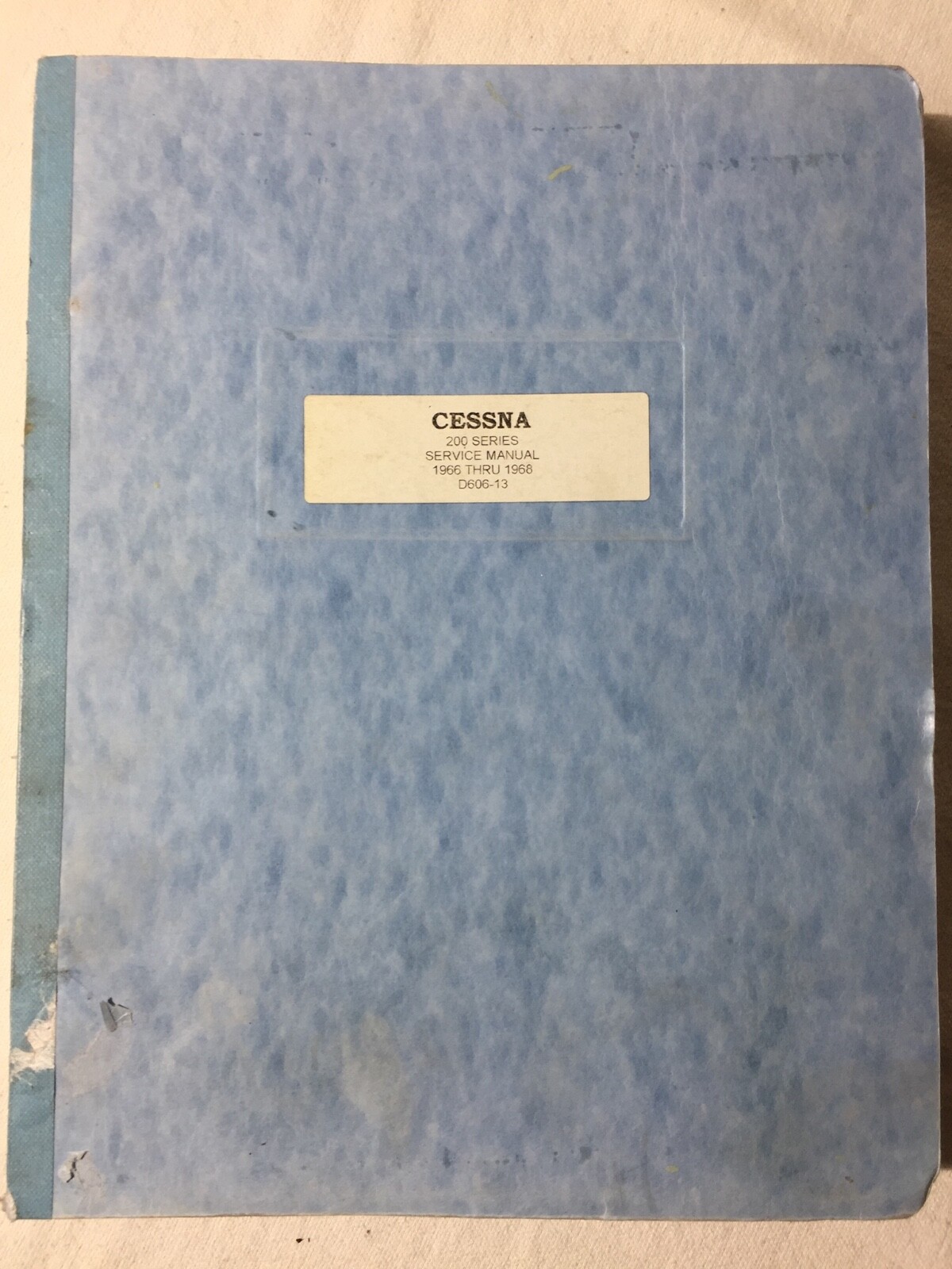 Cessna 200 Series Service Manual 1966 thru 1968, P/N D606-13