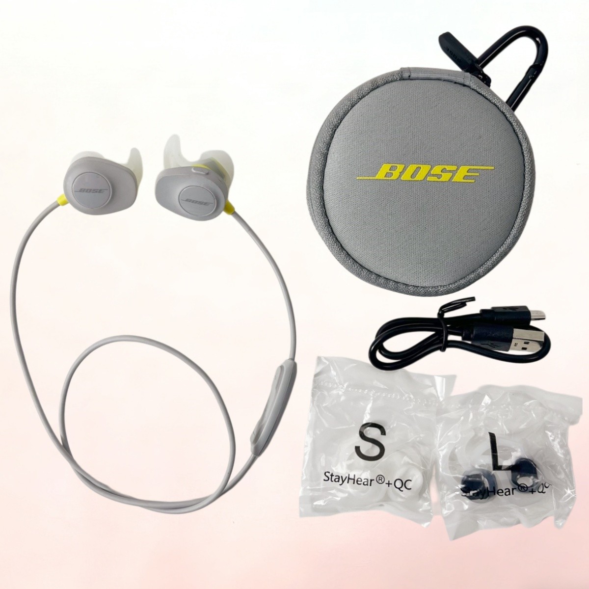 Bose SoundSport Wireless In-Ear Headphones - Bluetooth Sports Headphones - Gray
