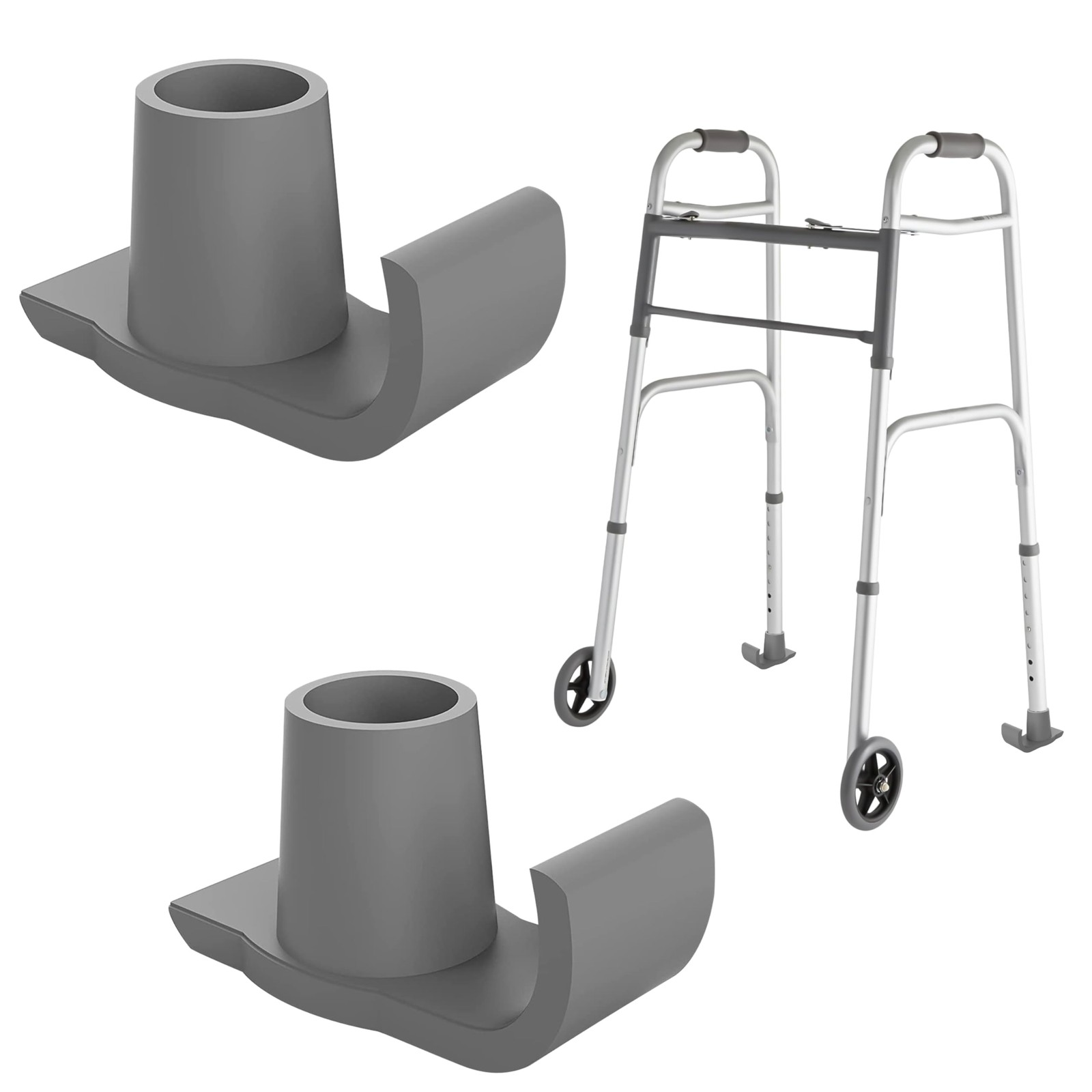 Walker ski Glides 2 Pack, Glide Ski Heavy Duty, Accessories...