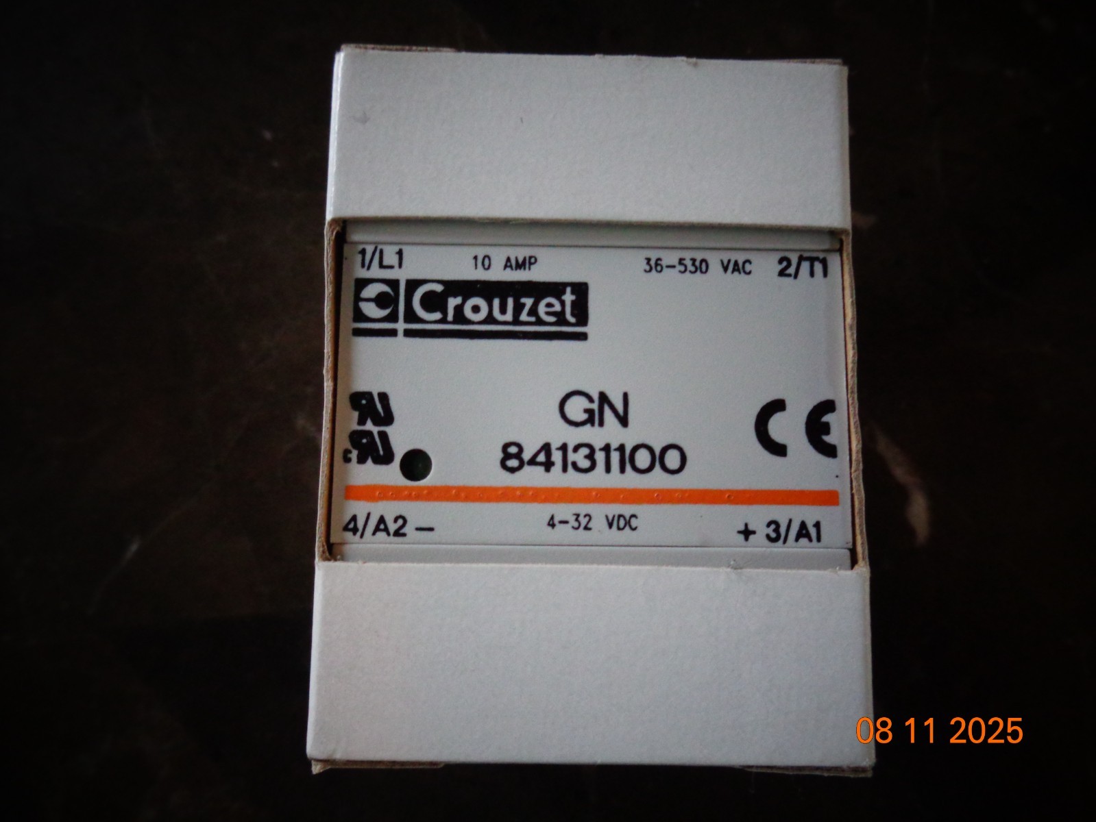 New Crouzet GN 84131100 10AMP 36-530 VAC