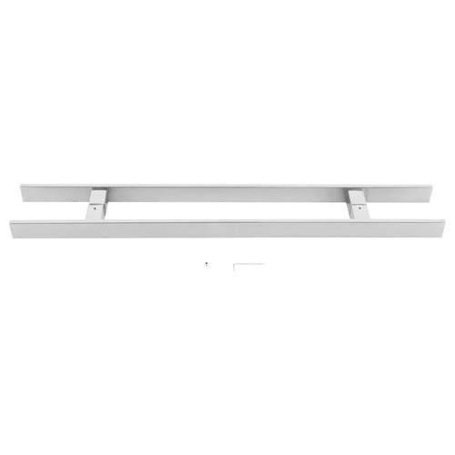 Stainless Steel Double Sided Push Pull Door Handle, H-shaped Door Pull Handle