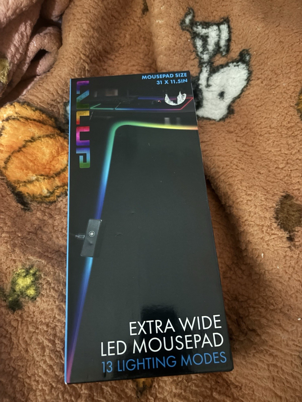 Extra Wide LED Mouspad With 13 Lighting Modes