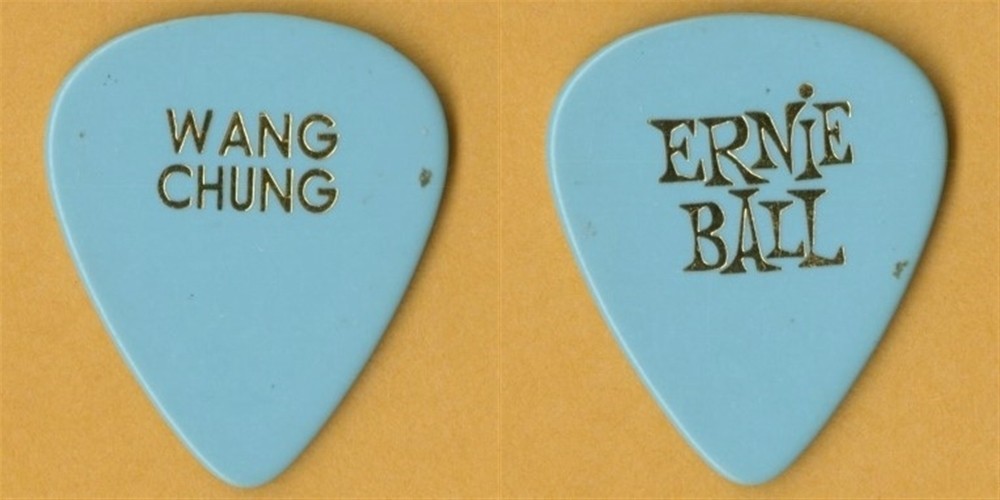 Wang Chung 1980's concert tour vintage collectible Jack Hues stage Guitar Pick