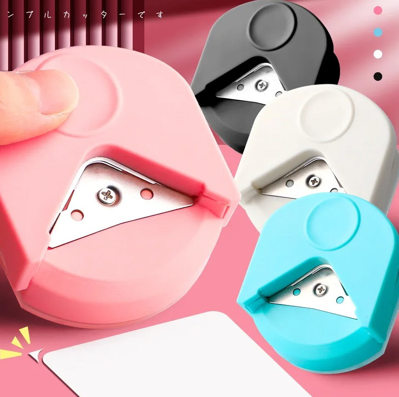 1pc Corner Round Paper Cutter Portable Circle Button Maker for Cards Photos