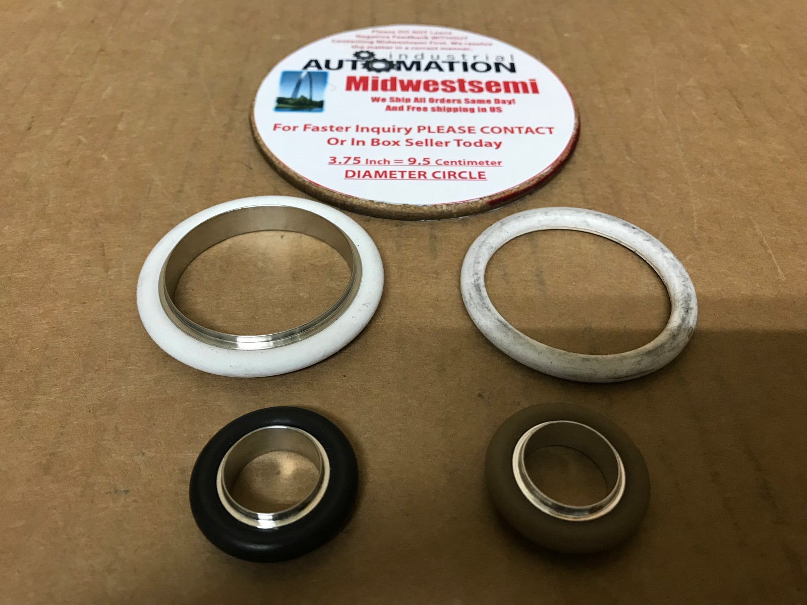 NEW LOT OF 4 SEAL CENTER RING NW40 KF40 NW16 KF16 FREESHIPSAMEDAY