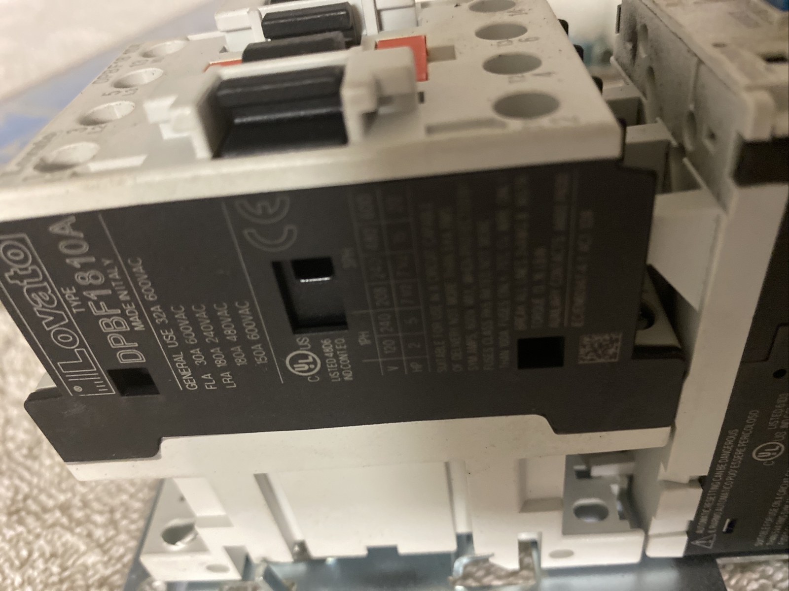 Taylor ice cream machine contactors Reset