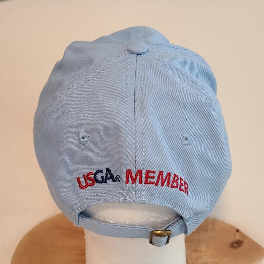 2019 Pebble Beach US Open Golf Hat Light Blue USGA Member Strapback OSFM