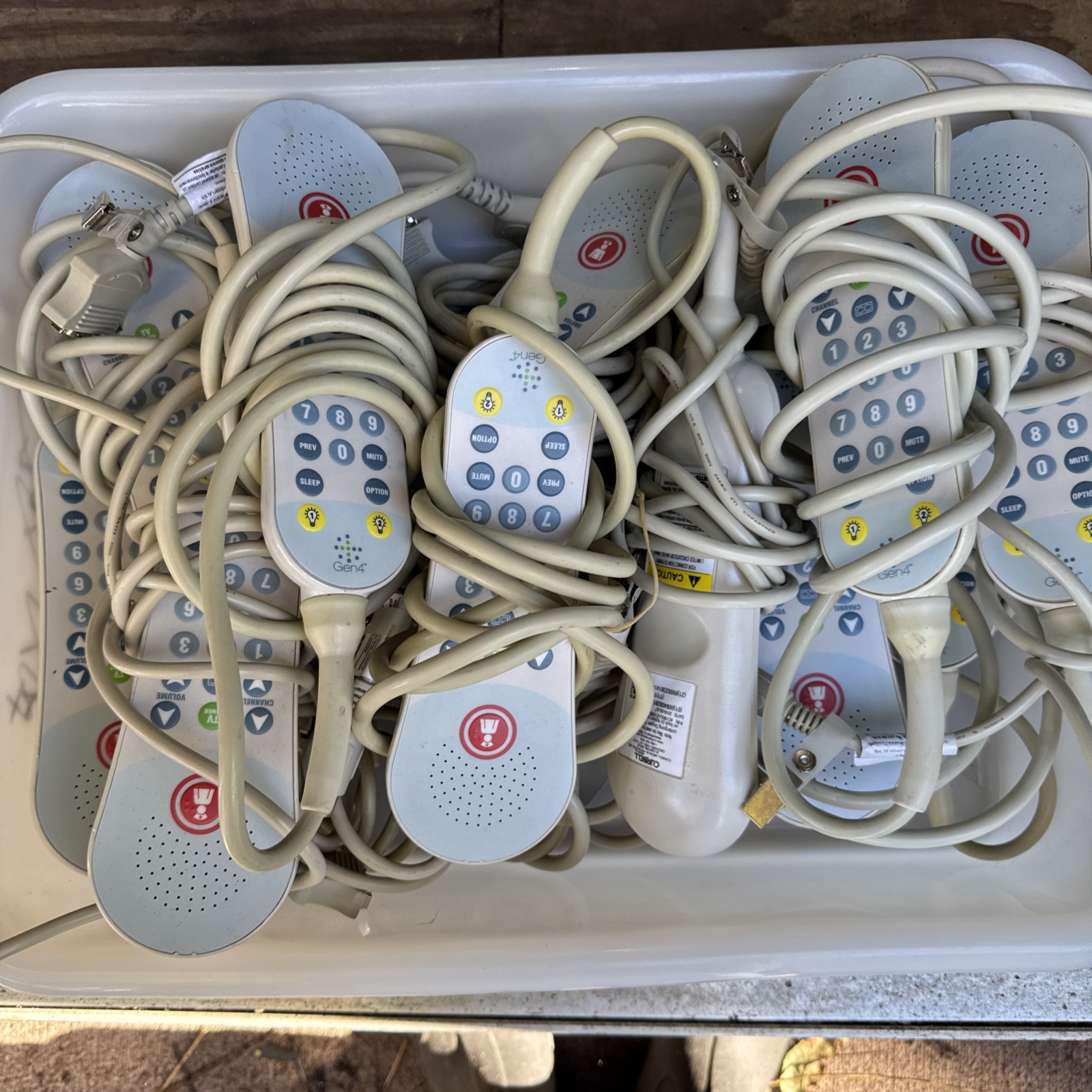 Curbell Medical Gen4 Pillow Speakers Lot Of 14 Pieces.