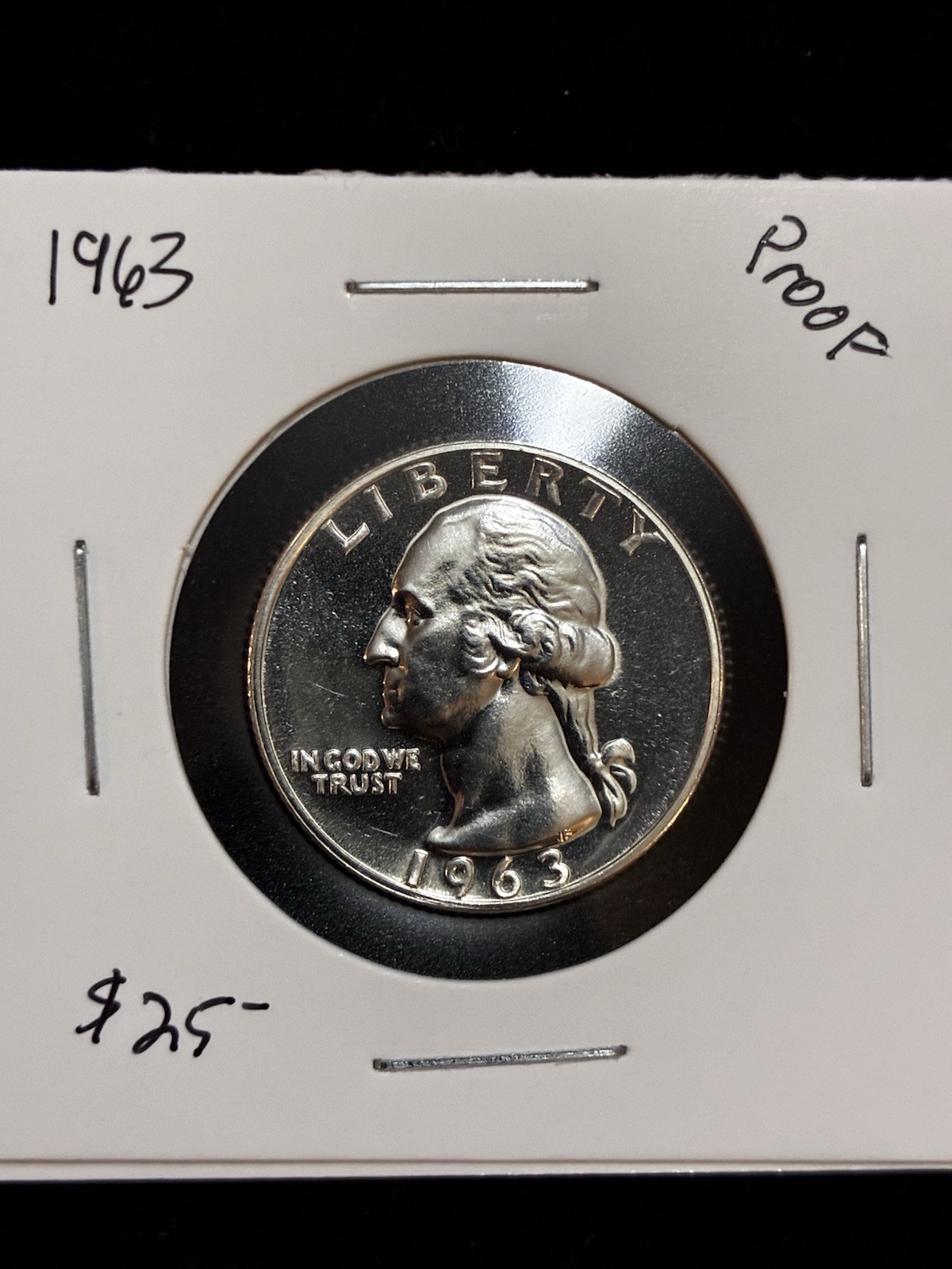 1963 Proof Washington Quarter