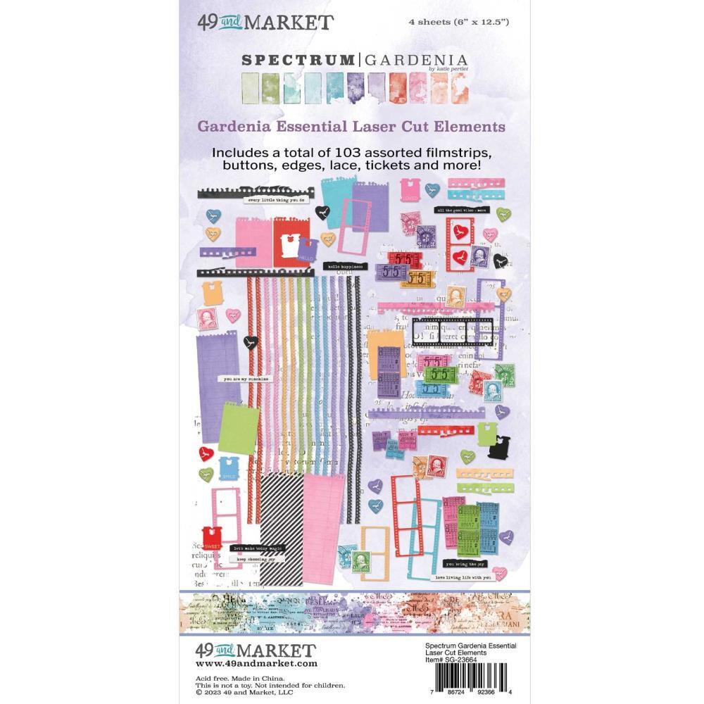 Spectrum Gardenia Laser Cut Elements - 49 and Market