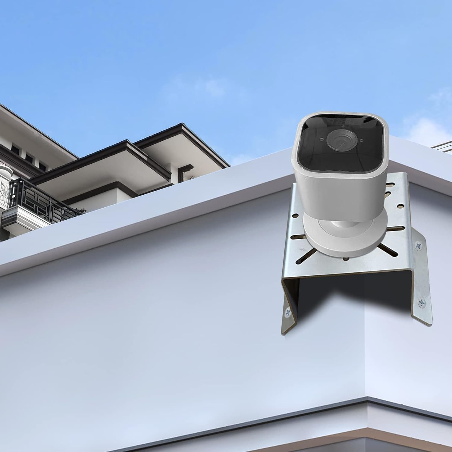 Universal Corner Mount for Security Camera, Stainless Steel Mounting Corner Brac