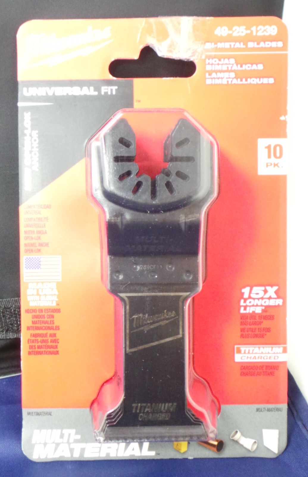 MILWAUKEE 48-25-1239 1-3/8” Bi-Metal Oscillating Multi-Tool Blade (10-PACK) NEW