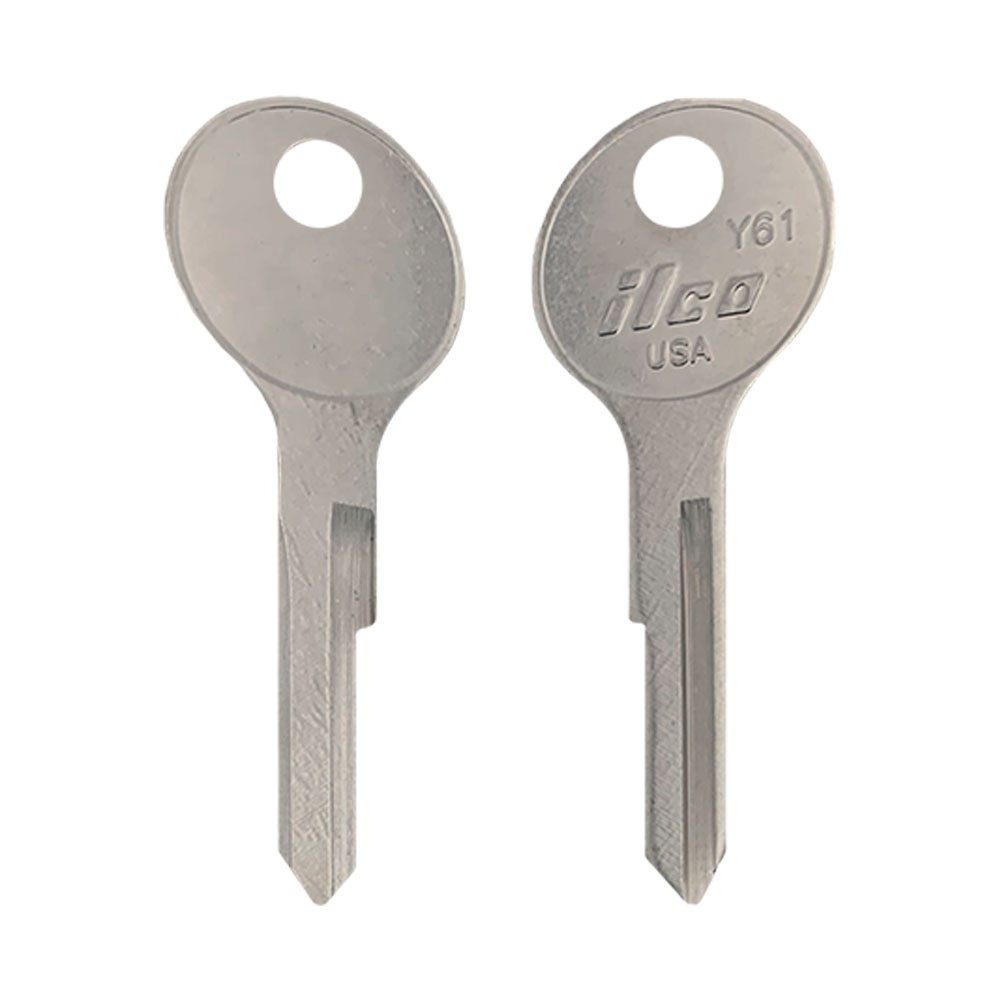 Y61 Key Blank Nickel