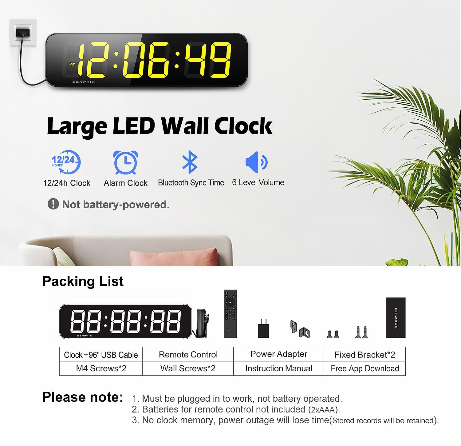 15.2 Gym Timer, App Remote Control, Customizable LED Colors, Workout Interva...