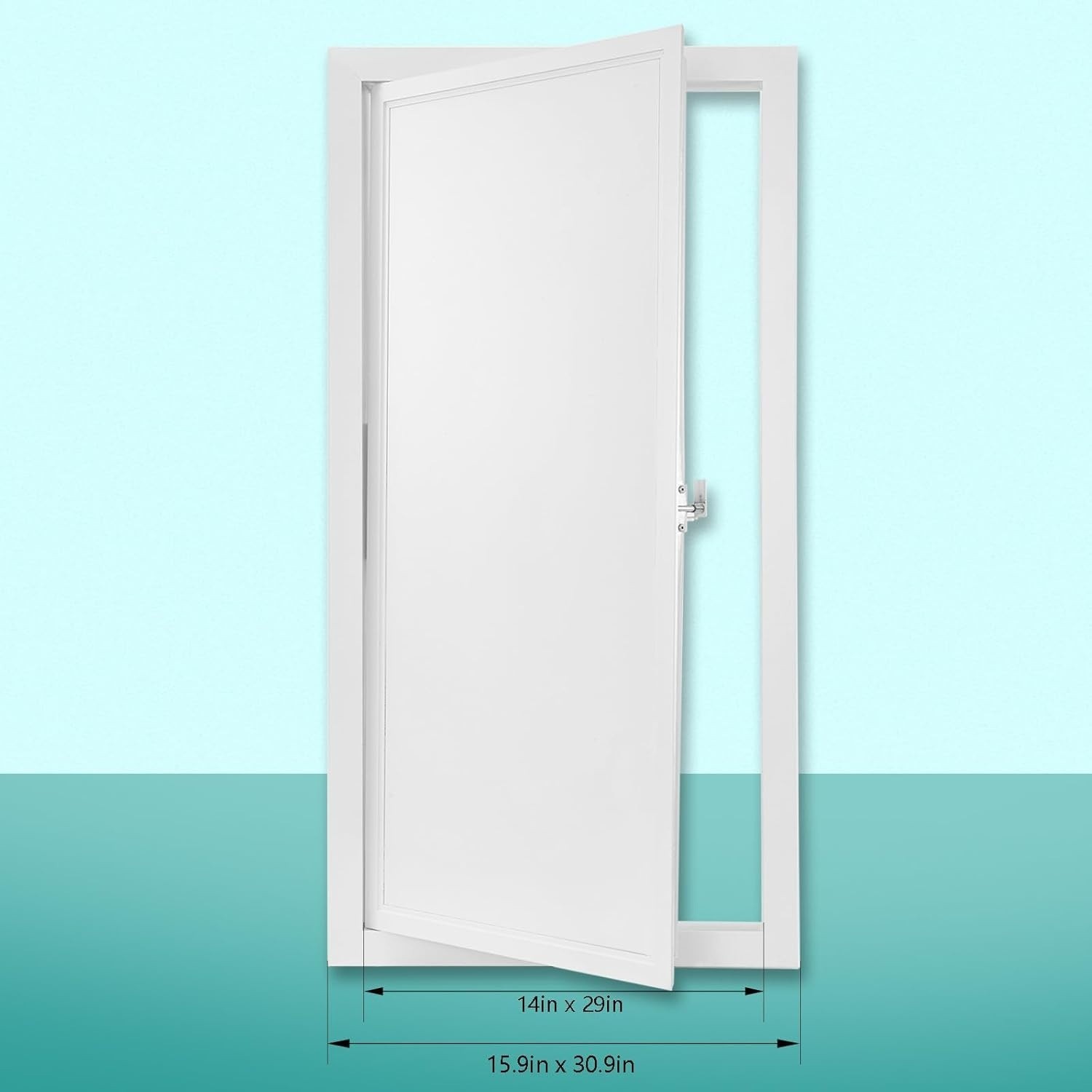 DEEKOOL Thicken 1mm Metal Access Panel 14 x 29, Access Panel w Screwdriver Latch