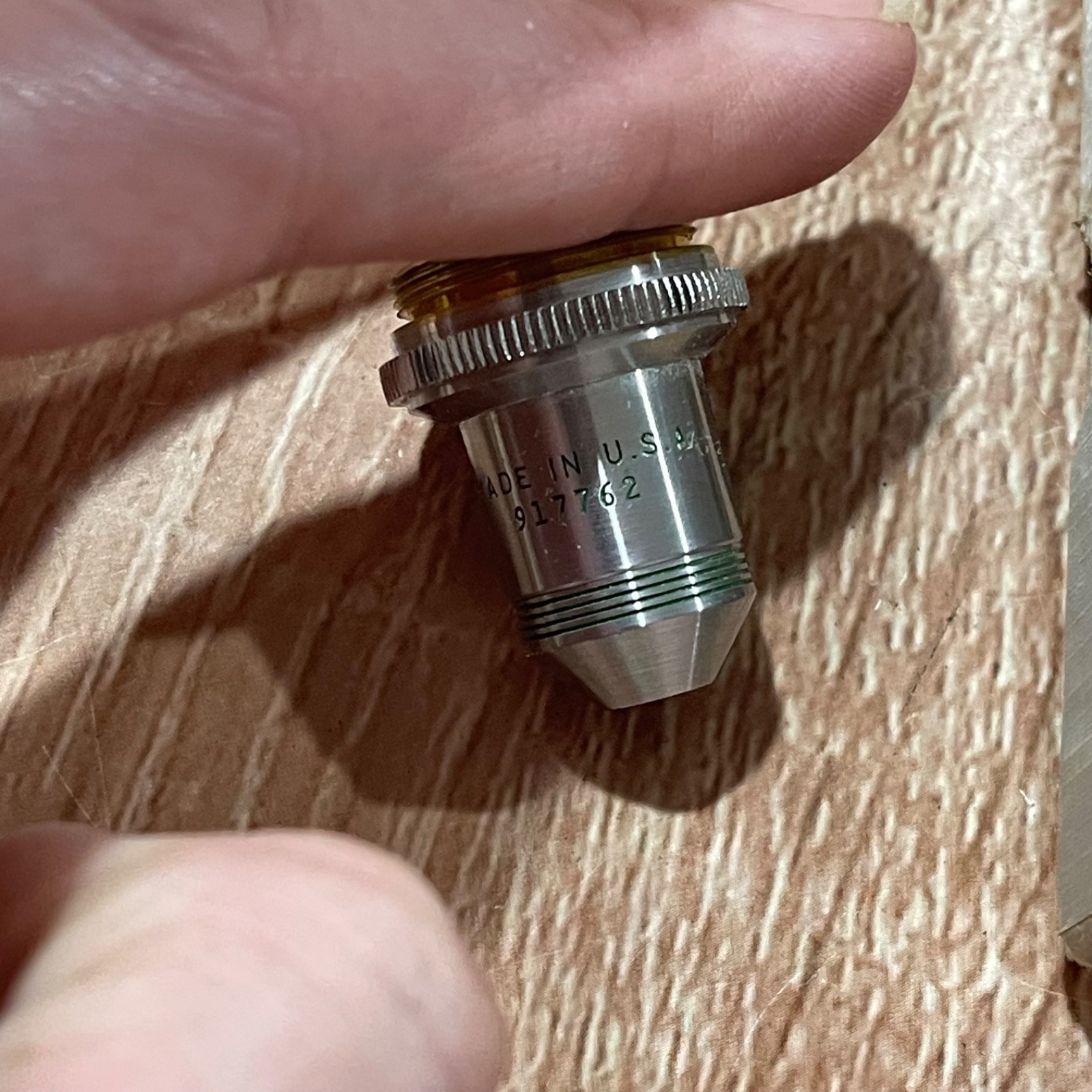 AO Spencer Microscope Objectives Lens - Two Lens - 43X & 10X