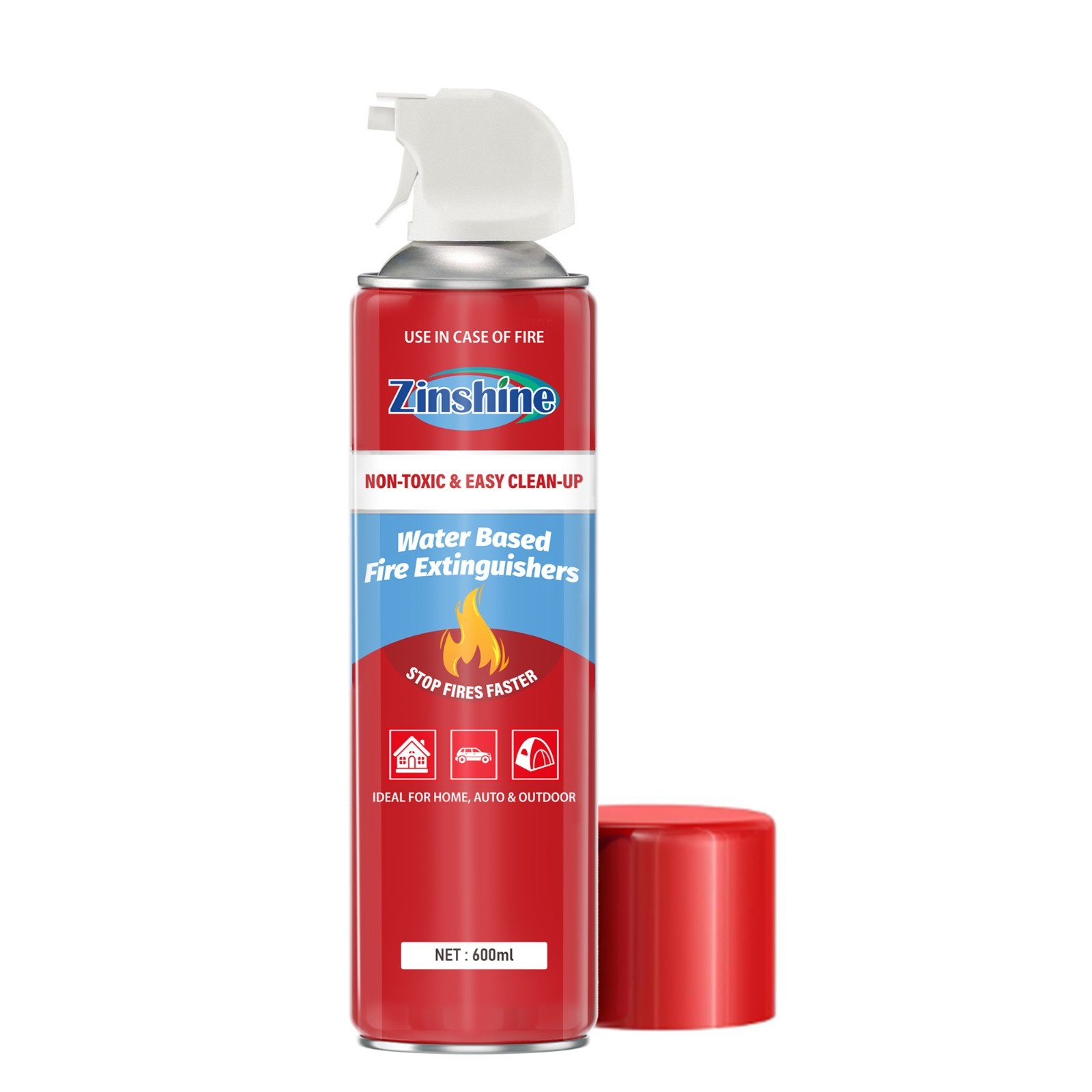 2 Pack Portable Fire Extinguisher Spray Mini for Home Kitchen Car Safety