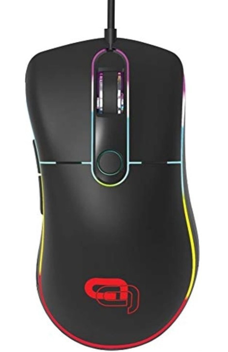 Alpha Gaming Wired Warrior Mouse Black USB Optical LED Tzumi 6380SC 841351163804