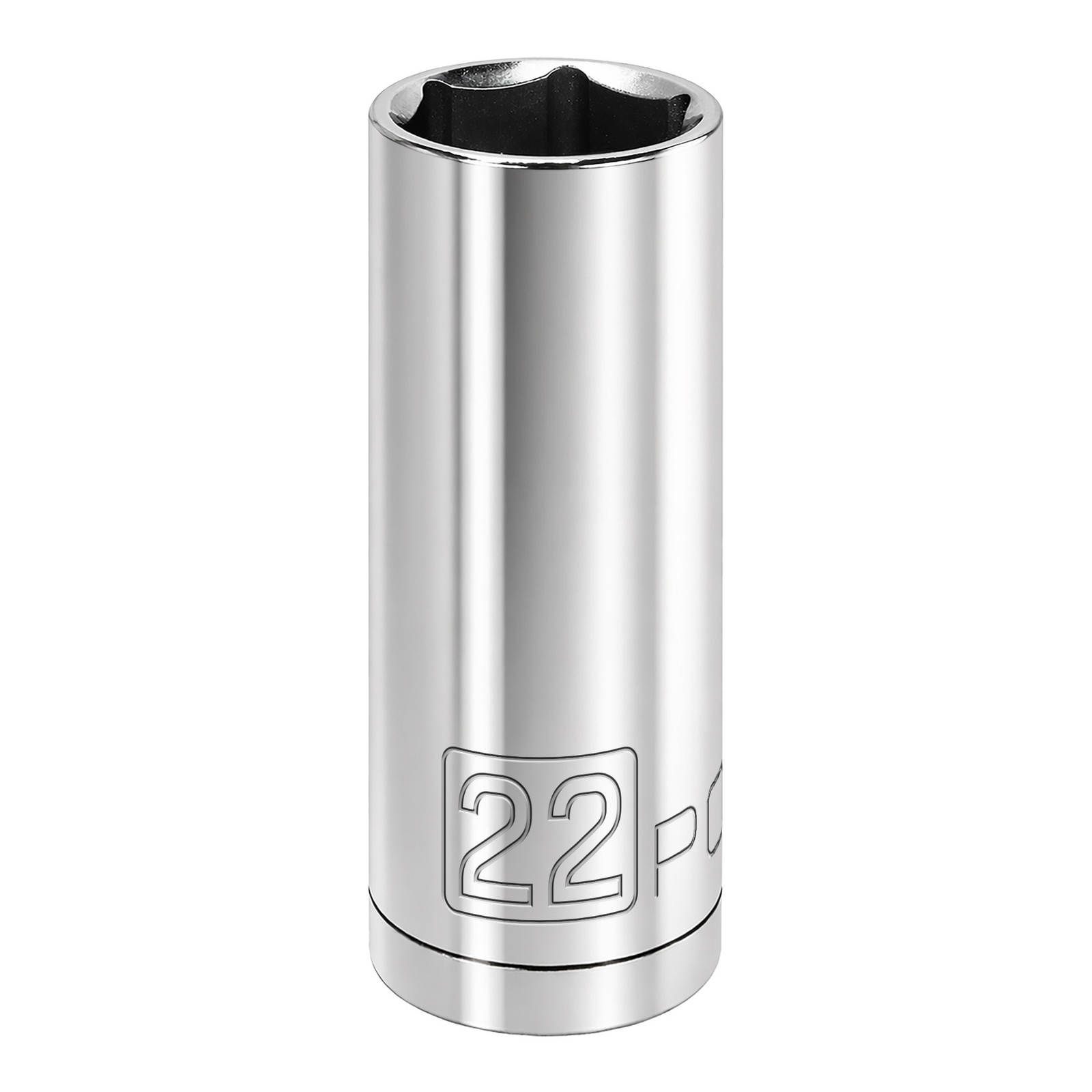 Powerbuilt 1/2 Inch Drive x 22 MM 6 Point Deep Socket - 640837