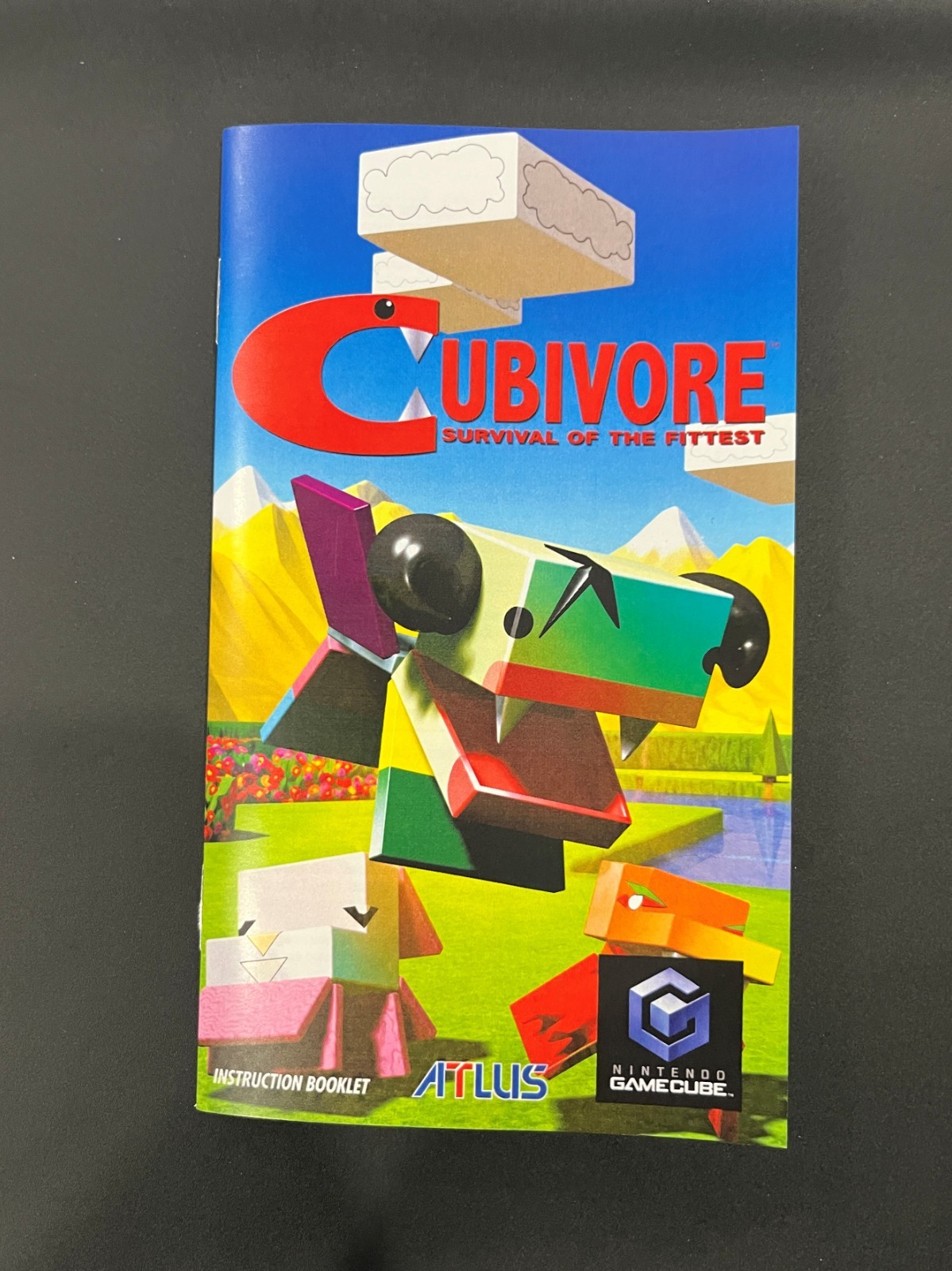 Replacement Manual for - Cubivore - GameCube Instruction Booklet