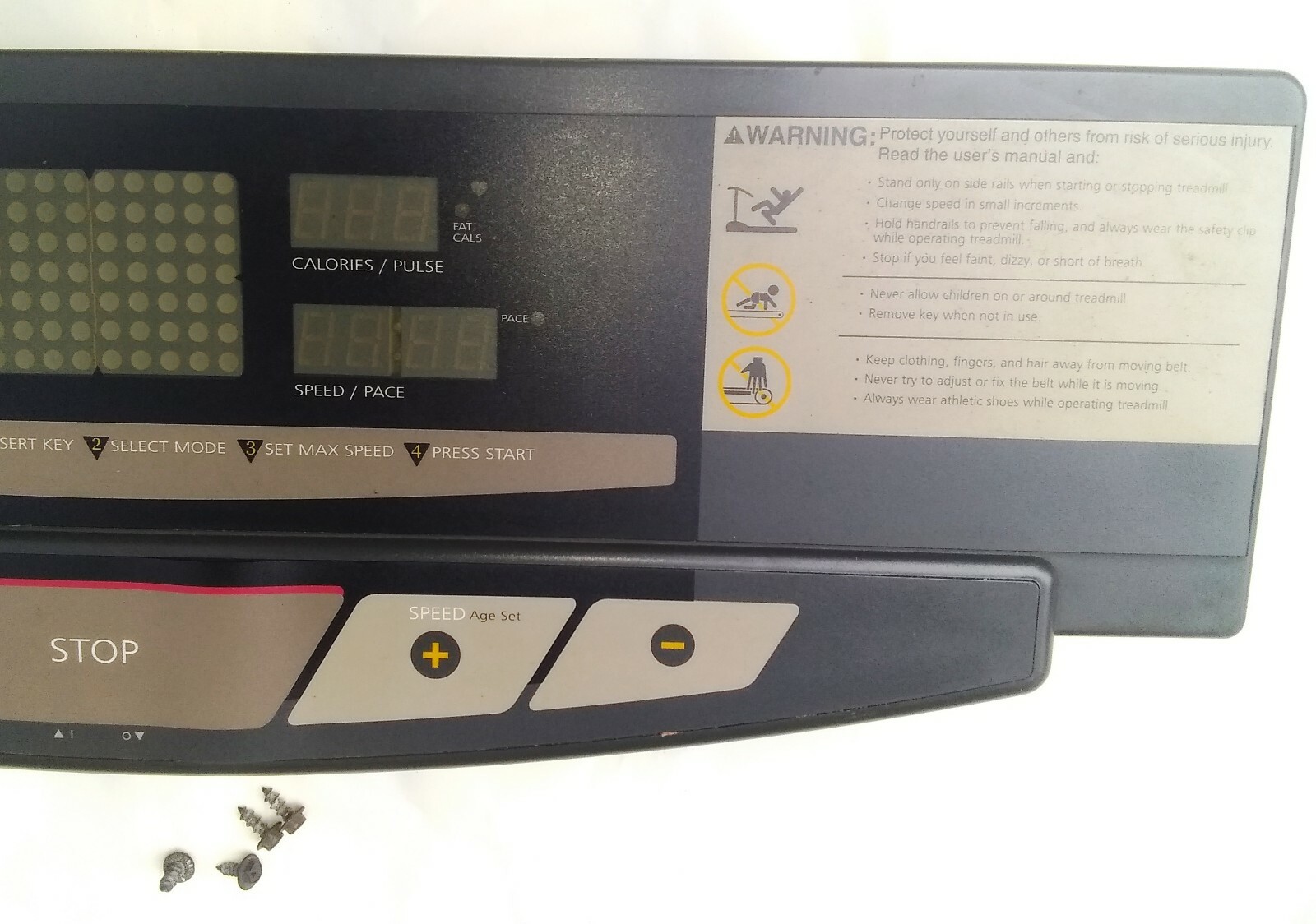 Treadmill Image imtl2299 Console Display Dashboard