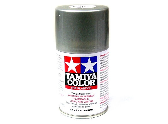 TAMIYA Color Spray Paint TS-76 Mica Silver Net 100ml for Plastics 85076