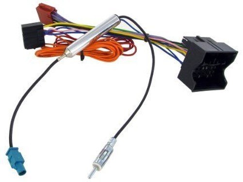 Kit Wiring Harness Car Radio Quadlock To ISO And DIN Audi VW Volkswagen Seat Skoda