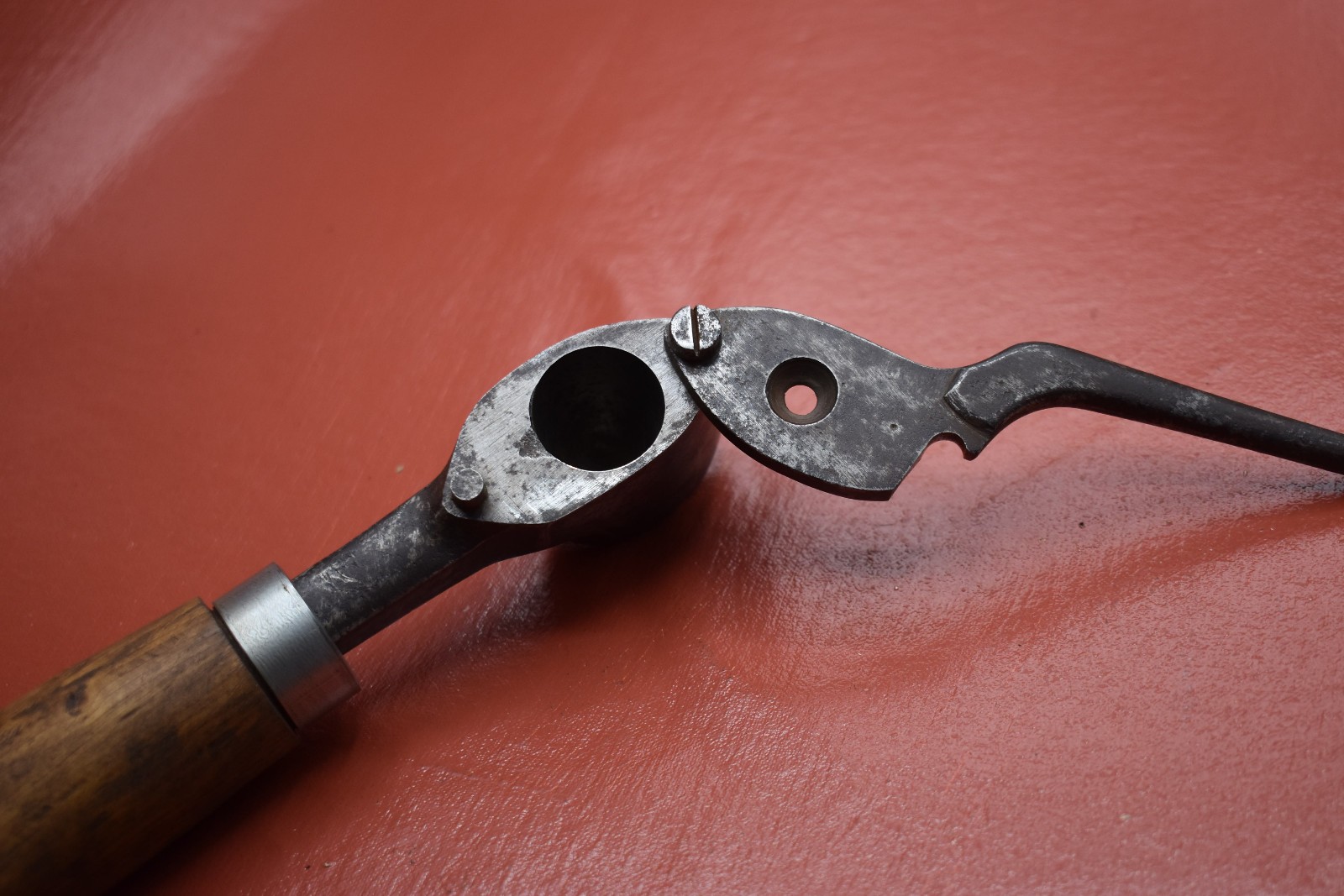 antique English large 4 bore .99 single cavity Mold