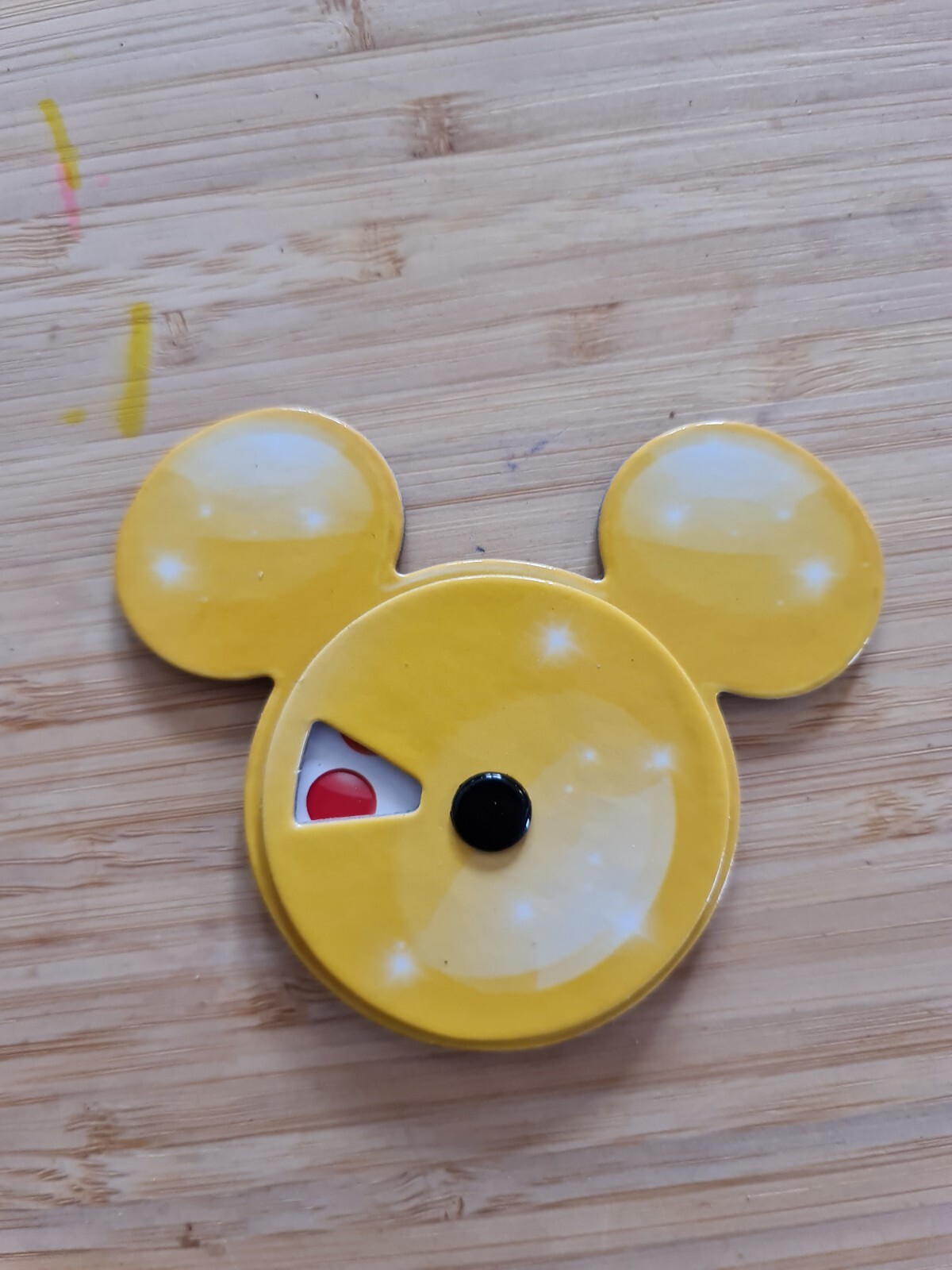 Genuine Disney PICTOPIA Game Replacement YELLOW SCORING DIAL x 1