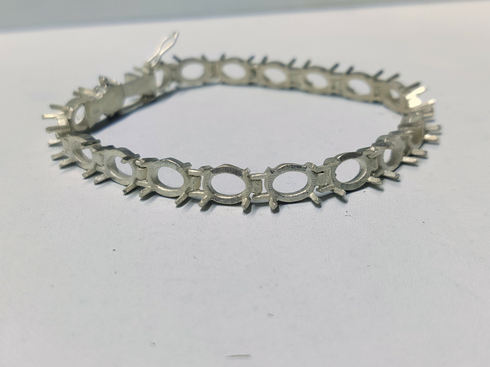 Semi Mount Bracelet 5x7 mm Oval Bracelet Blank Setting Cabochan Bracelet Blanks