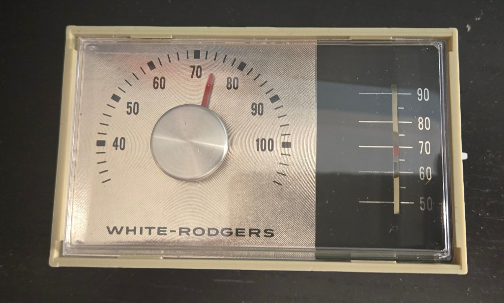 NEW White Rodgers Heating Only horizontal mount Thermostat 1F30-910