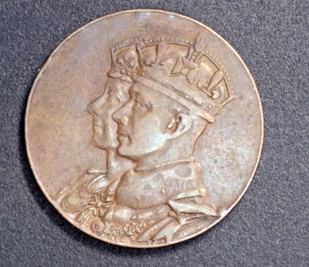 1939 Canada Royal Visit Medal - King George VI & Queen Elizabeth