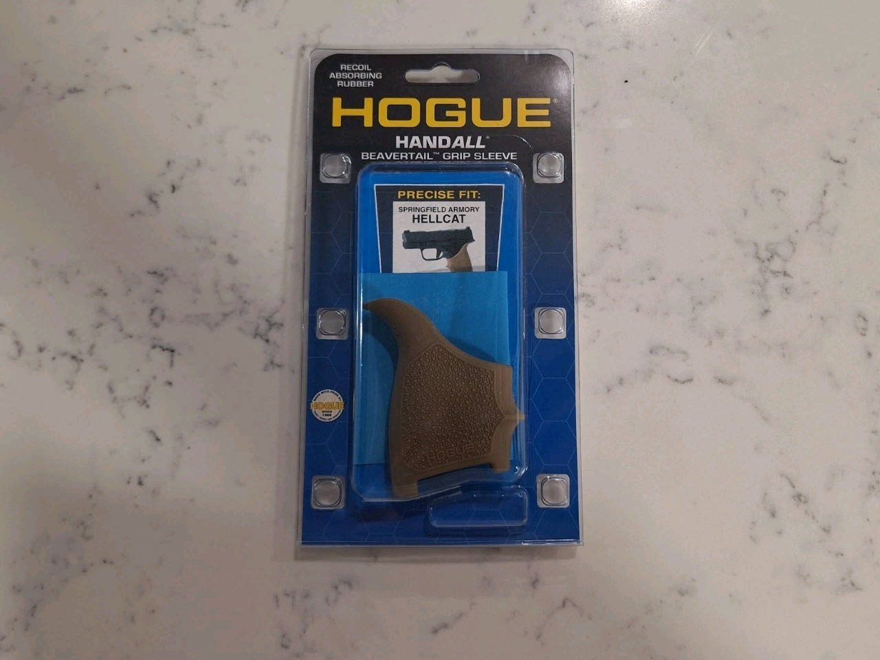 Hogue HANDALL Beavertail Grip Sleeve for Springfield Armory Hellcat FDE 18313