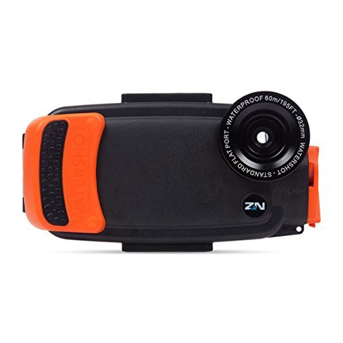 Watershot® PRO Housing for iPhone 6/6s Plus (Black/Garibaldi WS) (flat lens