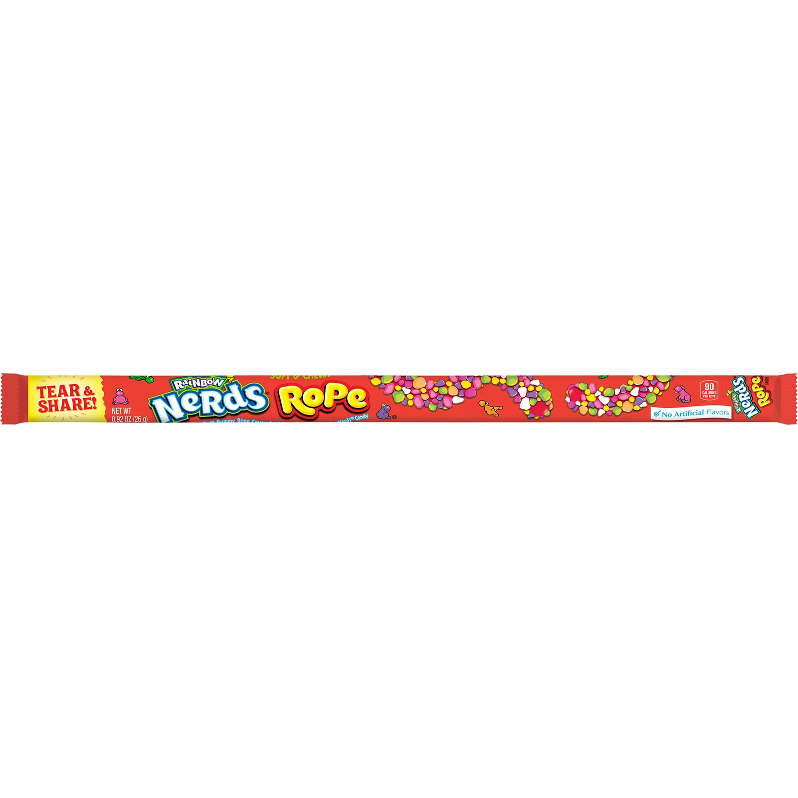 Nerds Rope Rainbow Candy 0.92 Ounce Package 24 Count (24-pack)