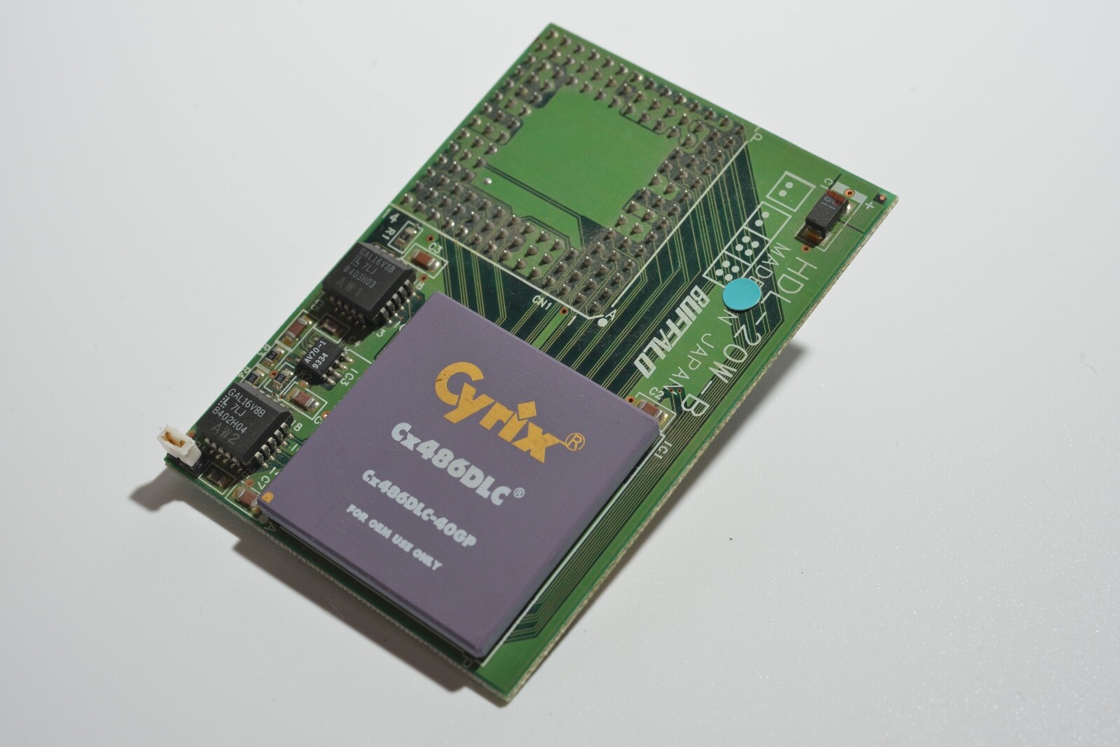 Buffalo HDL-20W-B 386 to 486 Cx486DLC-40GP / TX486DLC/E-40GA CPU Upgrade Card