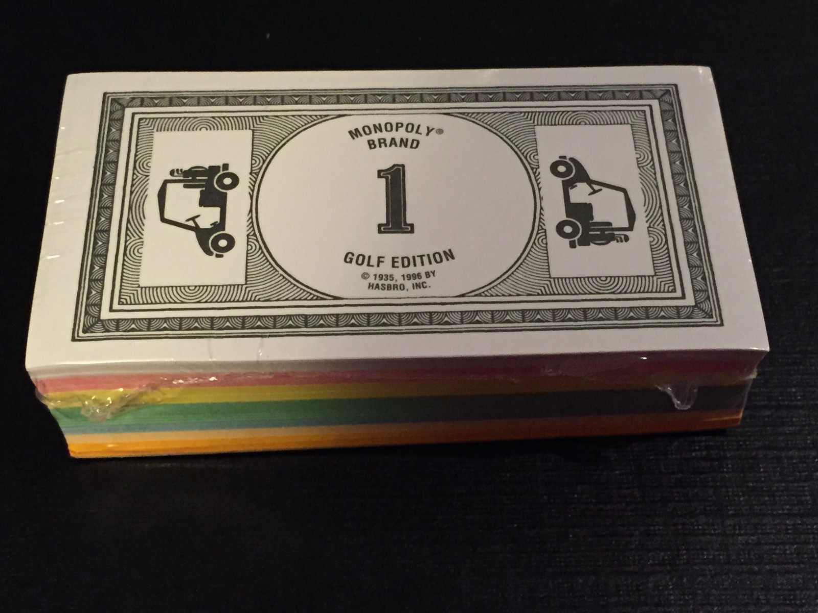 Monopoly  Golf    PLAY MONEY   1996   Sealed / NOS / Never Opened  FREE SHIPPING