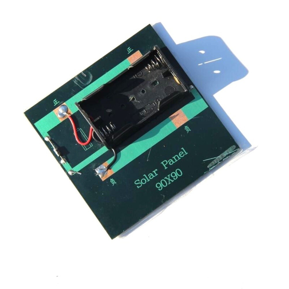 4V 1W Solar Panel Charger Compatible with Two AA Rechargeable Batteries