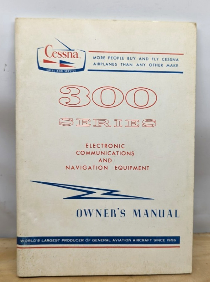 Vintage Cessna 300 series electronics, Comms and Navigation manual