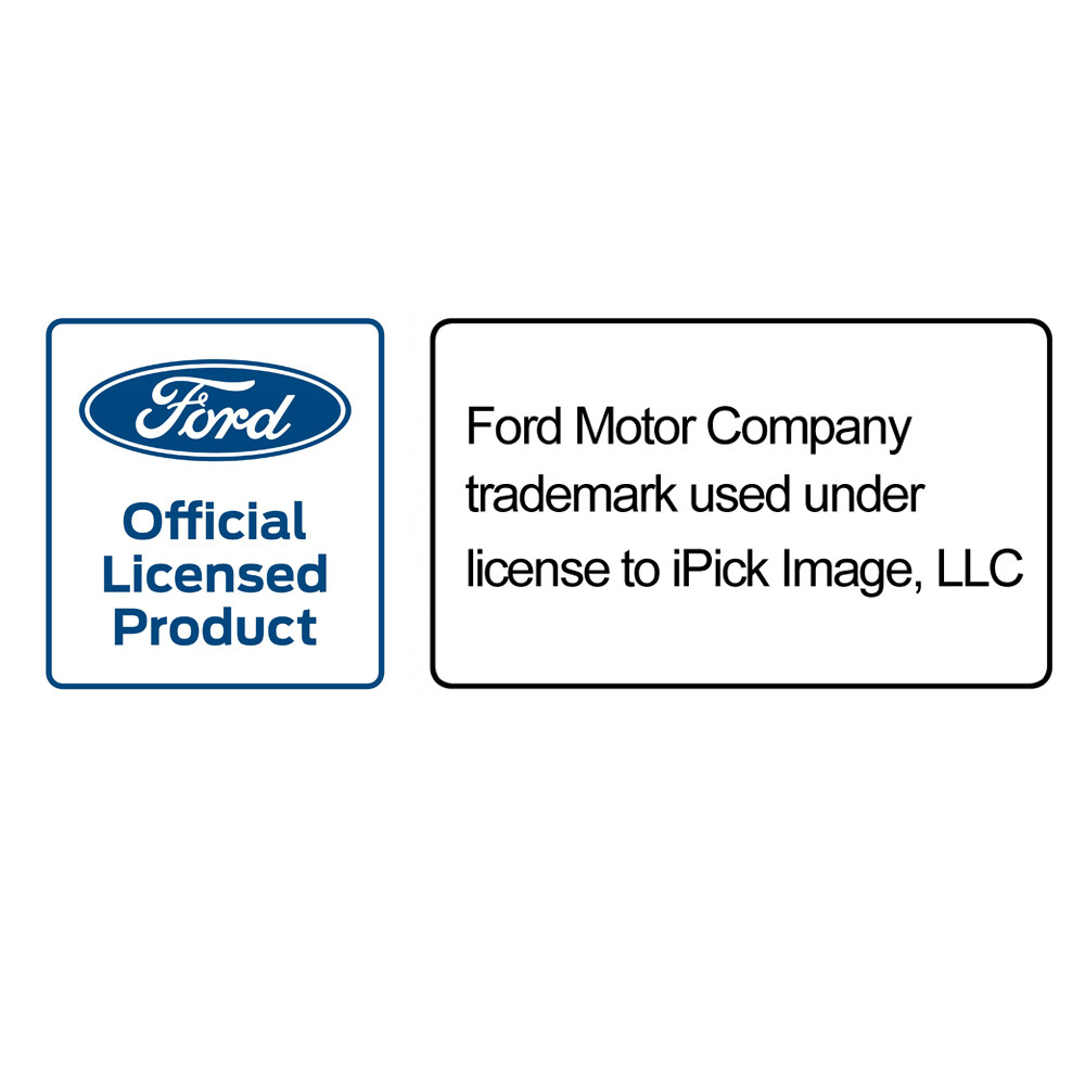 Ford Bronco on Black ABS Plastic License Plate Frame Screw Covers