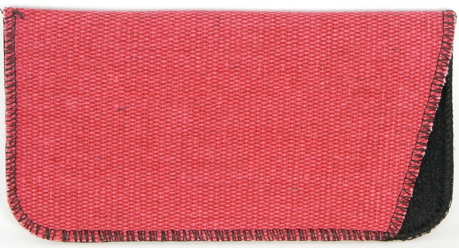 NEW Soft Safety Eyeglasses Glasses Red Case Pouch With Cleaning Cloth 165x84mm