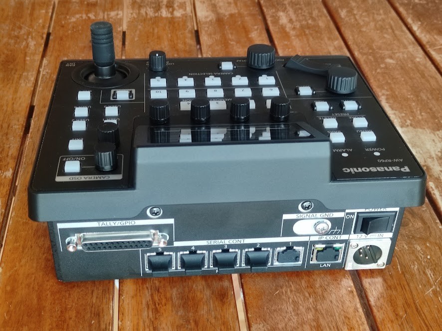PANASONIC AW RP60 CONTROL PANEL CONTROLLER Pan Tilt Zoom REMOTE CAMERA IP CONTROLLER