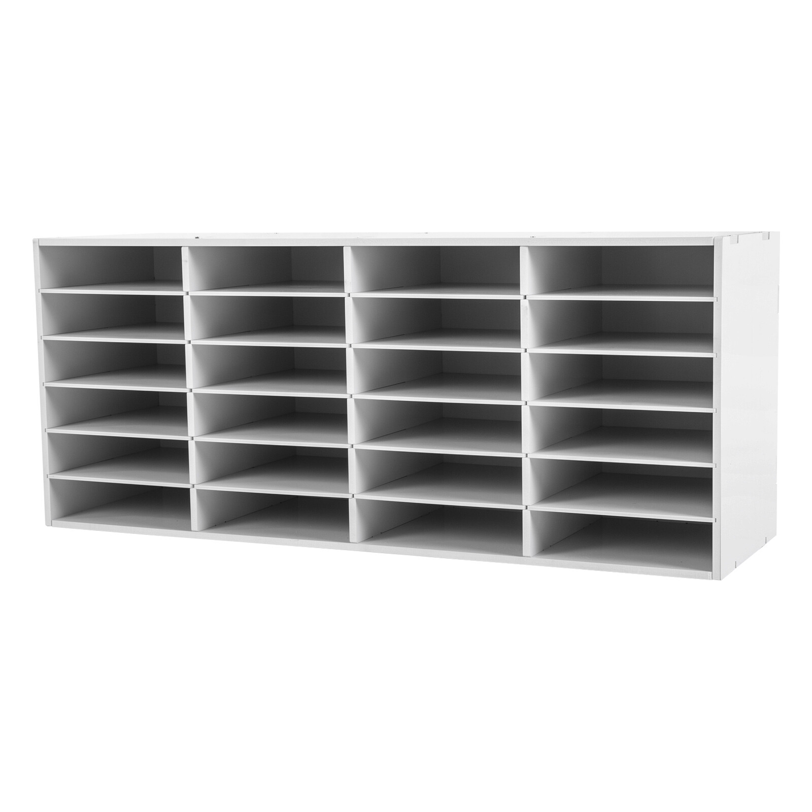 24 Slots Paper & Mail Organizer File Classification Cabinet Literature?Organizer