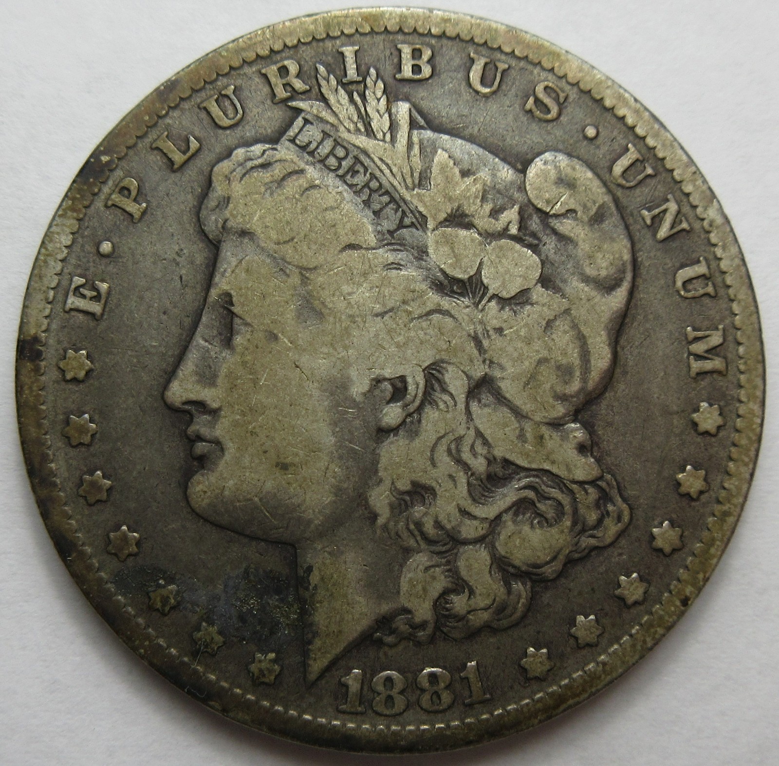 1881-O Silver Morgan Dollar -Fine- (#51w)